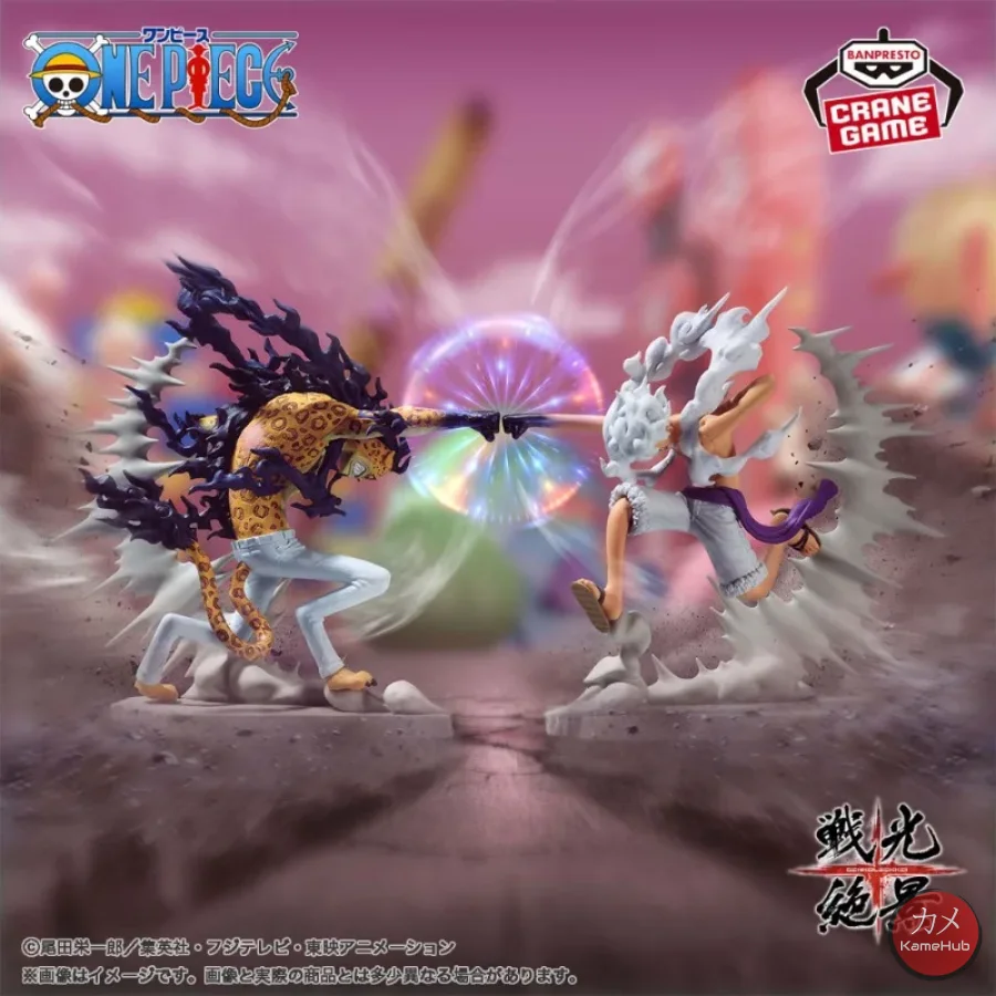 One Piece - Monkey D. Luffy Gear 5 Vs. Rob Lucci Bandai Banpresto Scenic View