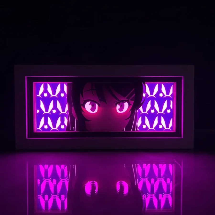 Rascal Does Not Dream Of Bunny Girl Senpai - Light Box 3D con Luce Led - immagine 3